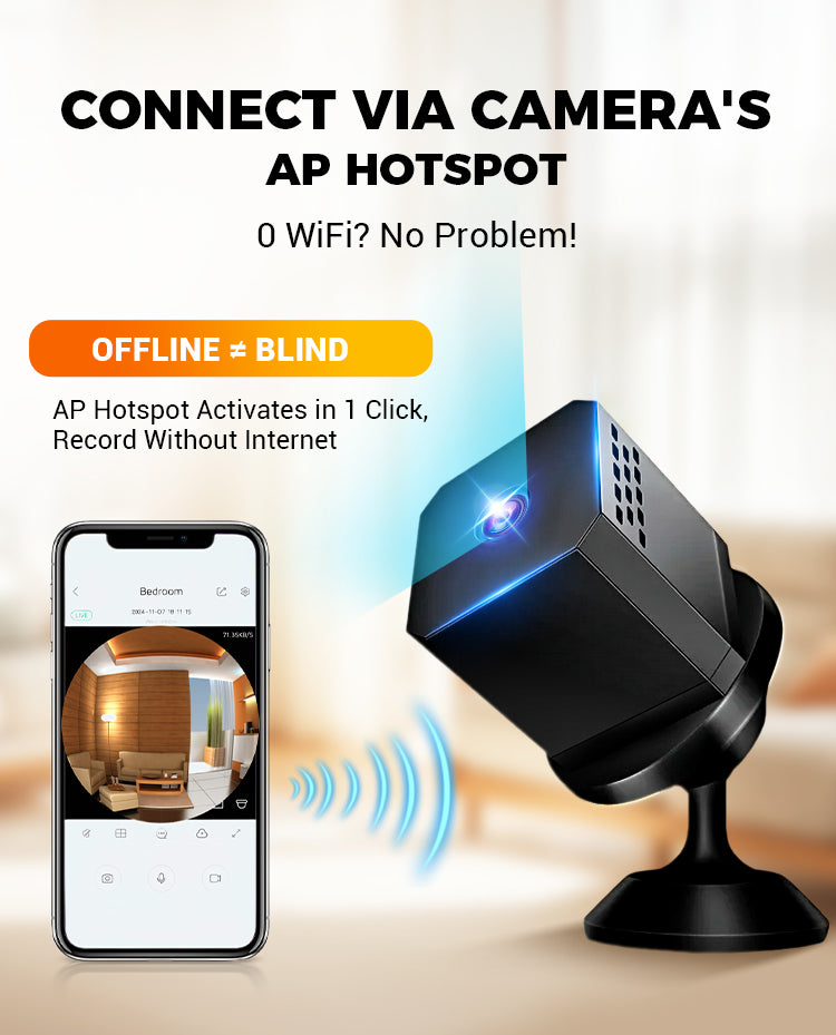 Mini Wireless HD Security Camera - 24/7 Security