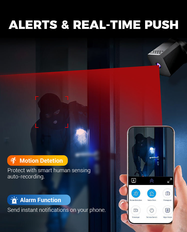 Mini Wireless HD Security Camera - 24/7 Security