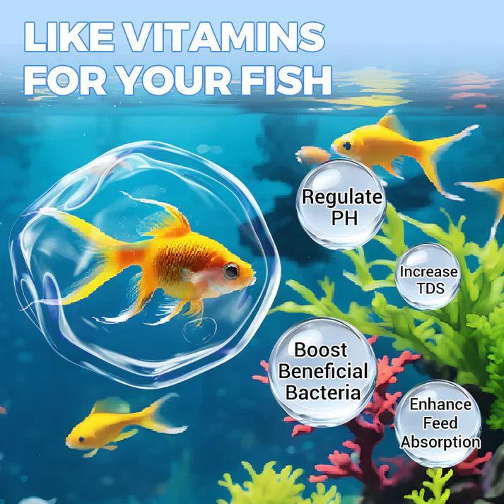 Aquarium Purifying Tablets (Pack of 140) – Safe for All Fish | 1 to 4 tab per 10L