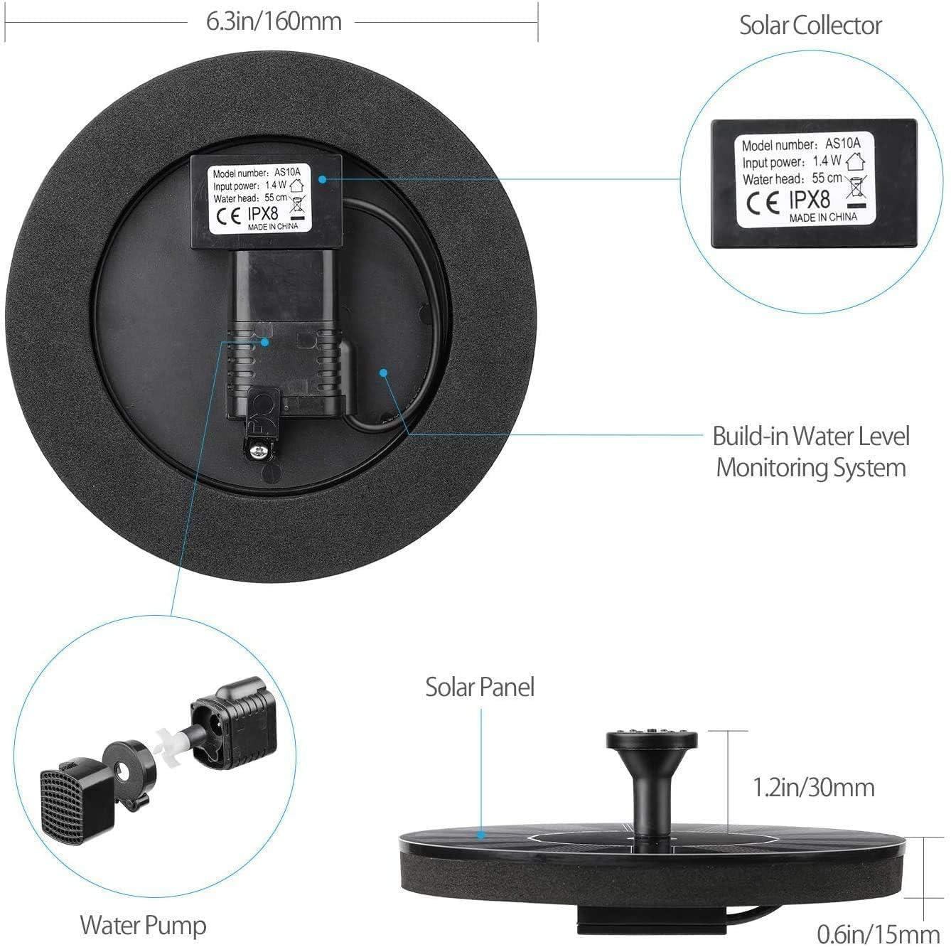 Solar Bird Bath Fountain Pump 🌿💧