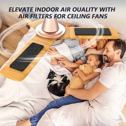Coconut Shell Carbon Ceiling Fan Air Purifier Pads - 3 Pcs