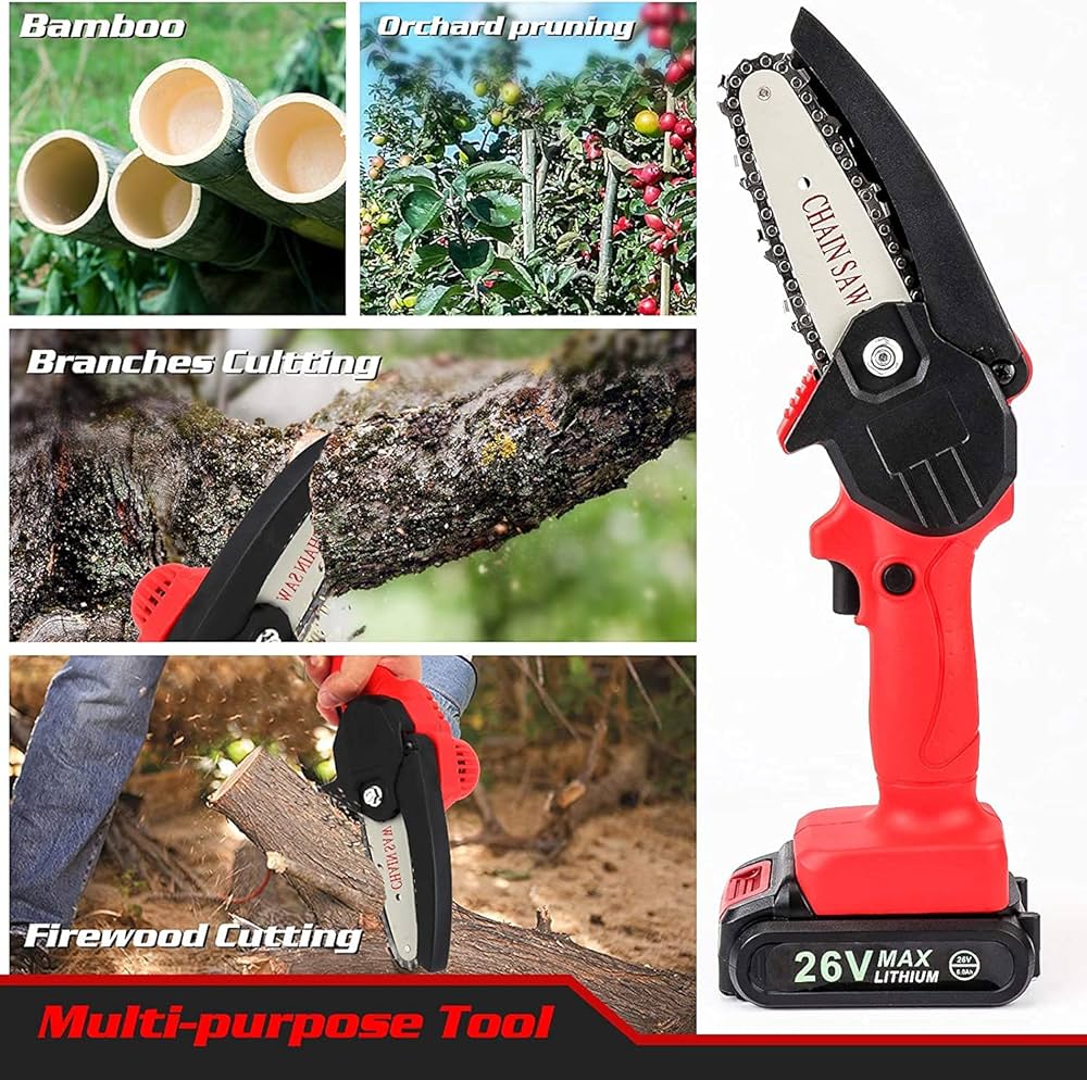 Mini Electric Chainsaw - Powerful, Portable & Easy to Use