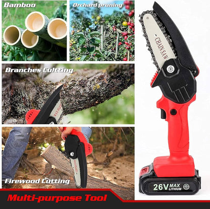 Mini Electric Chainsaw - Powerful, Portable & Easy to Use