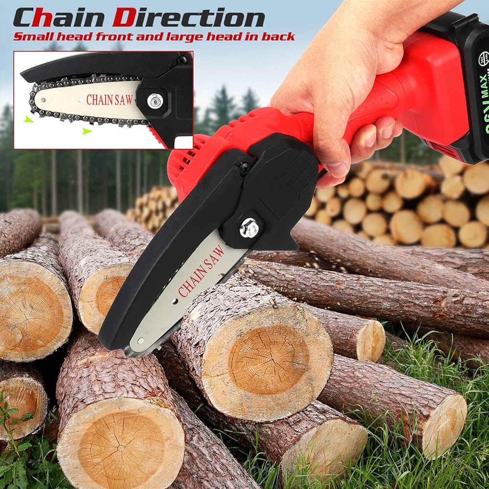 Mini Electric Chainsaw - Powerful, Portable & Easy to Use