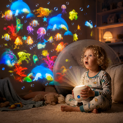 Ocean World Night Light Rotating Projector