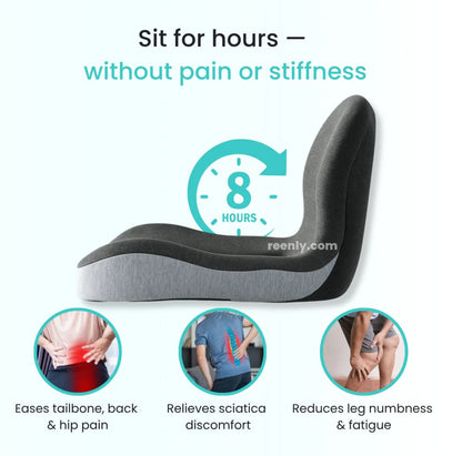 ComfortEase™ Orthopedic Memory Foam Seat Cushion