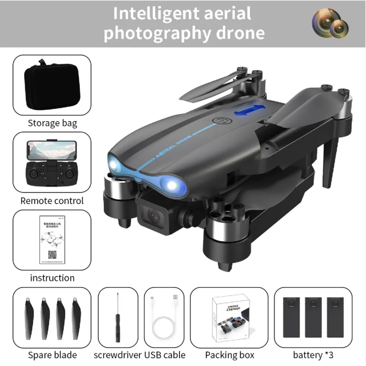 A99 Max Drone – 4K HD Camera | Foldable & Easy to Fly