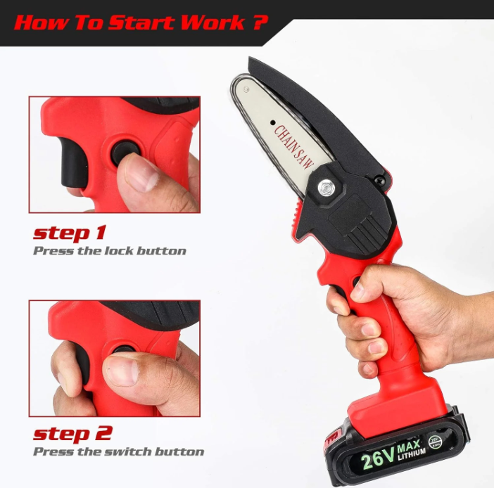 Mini Electric Chainsaw - Powerful, Portable & Easy to Use