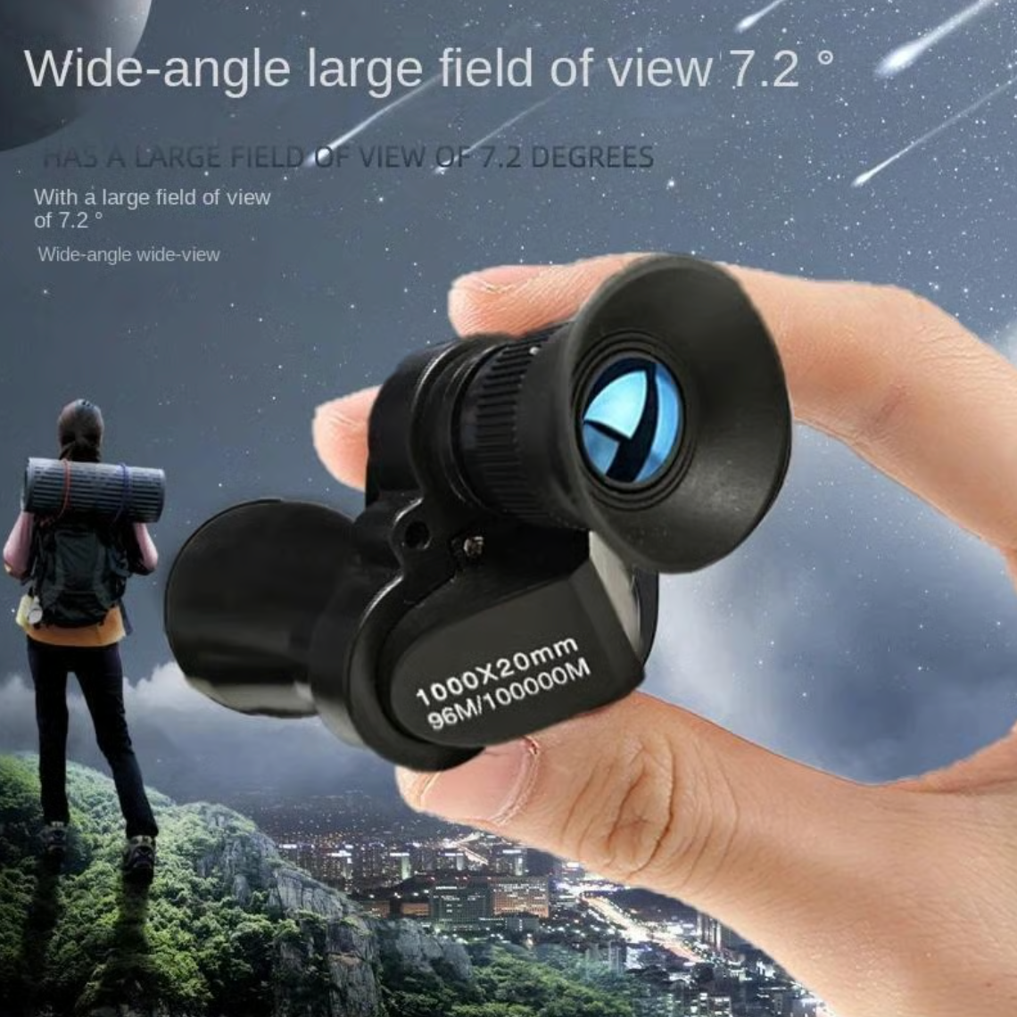Mini Pocket Telescope for Mobile Phone (1000x20): Perfect for Outdoor Explorations (For All Ages!)
