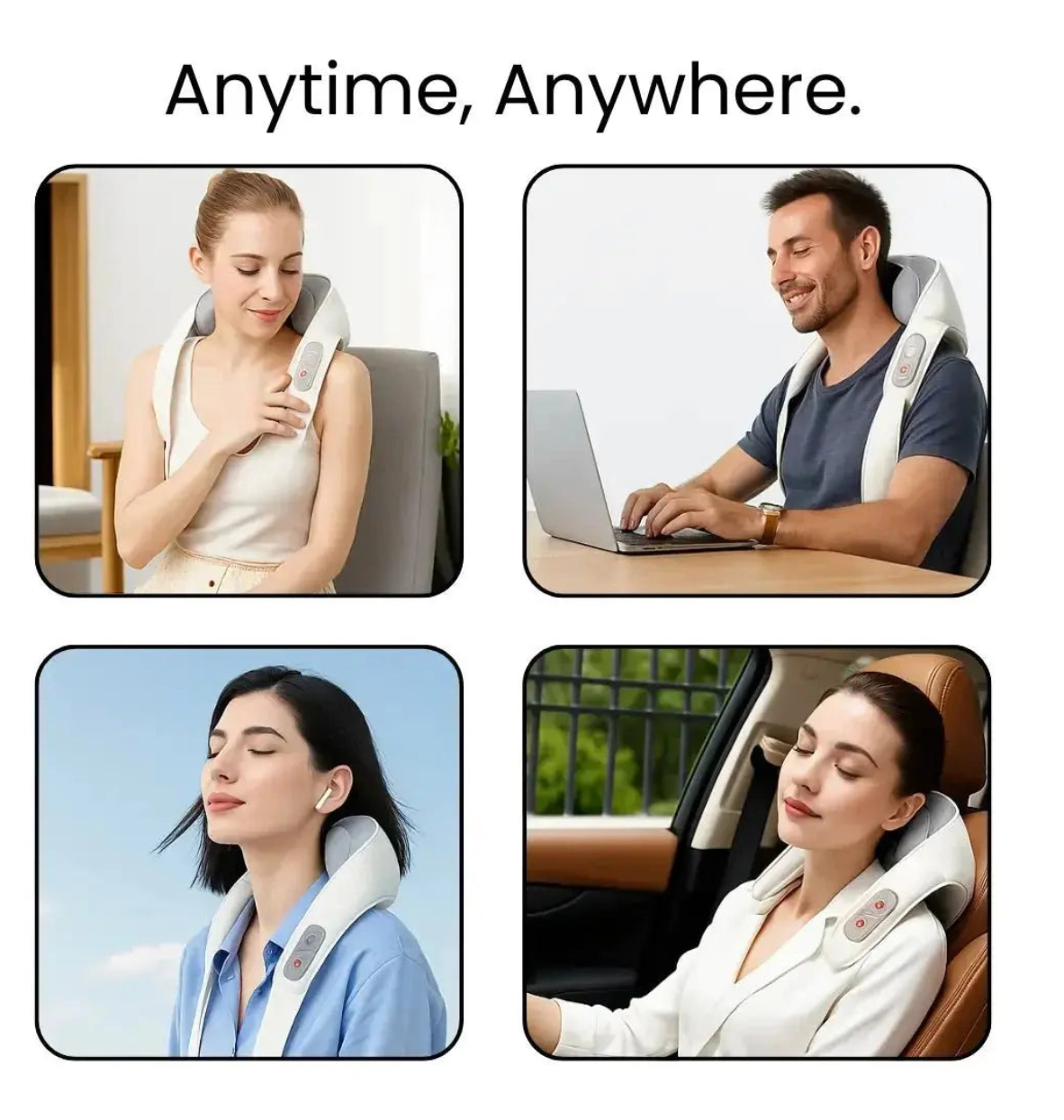 Stress Relief Massager For Neck, Shoulders & Back