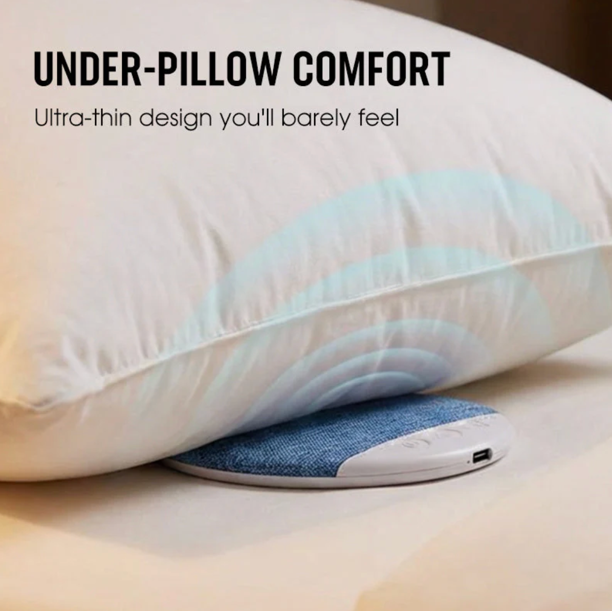 Ultra-Thin Pillow Speaker - Sleep in Peace, Listen in Private