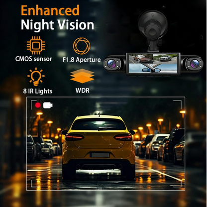 360° Smart Protection Dash Cam for All Cars