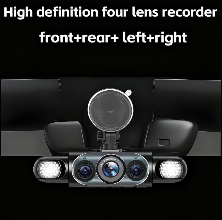 360° Smart Protection Dash Cam for All Cars