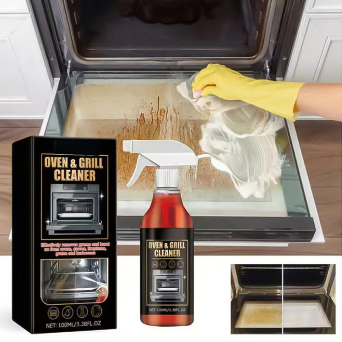 Oven & Grill Cleaner Spray - 240 ml 🔥 Buy 1 Get 1 Free 🔥