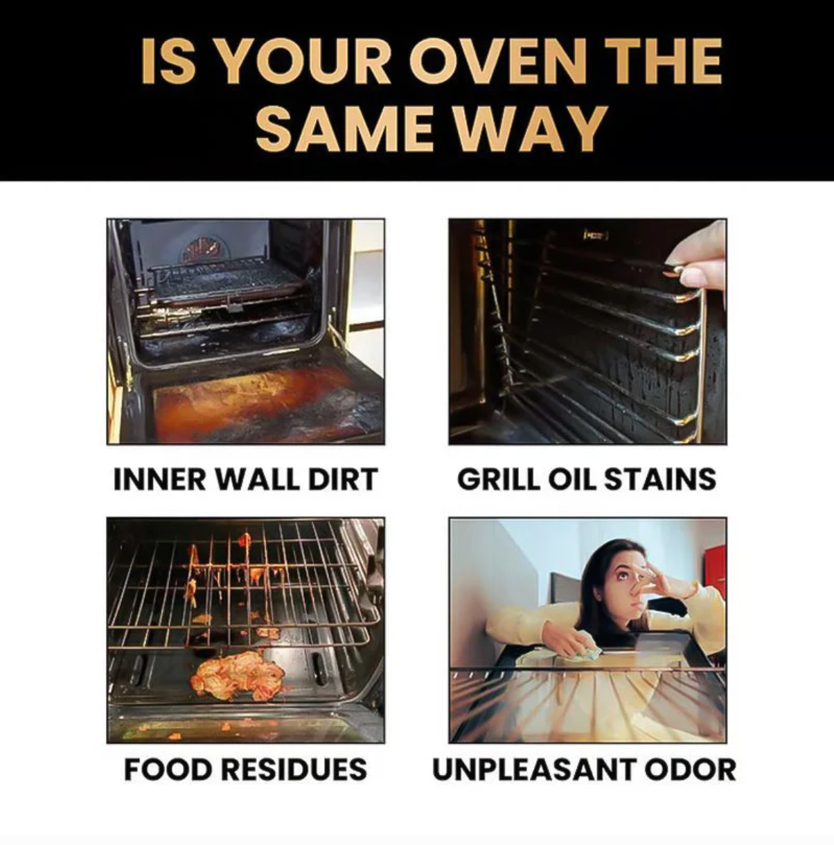 Oven & Grill Cleaner Spray - 240 ml 🔥 Buy 1 Get 1 Free 🔥