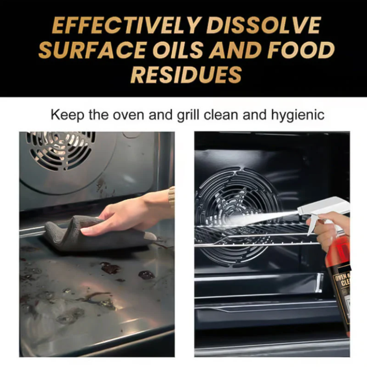 Oven & Grill Cleaner Spray - 240 ml 🔥 Buy 1 Get 1 Free 🔥