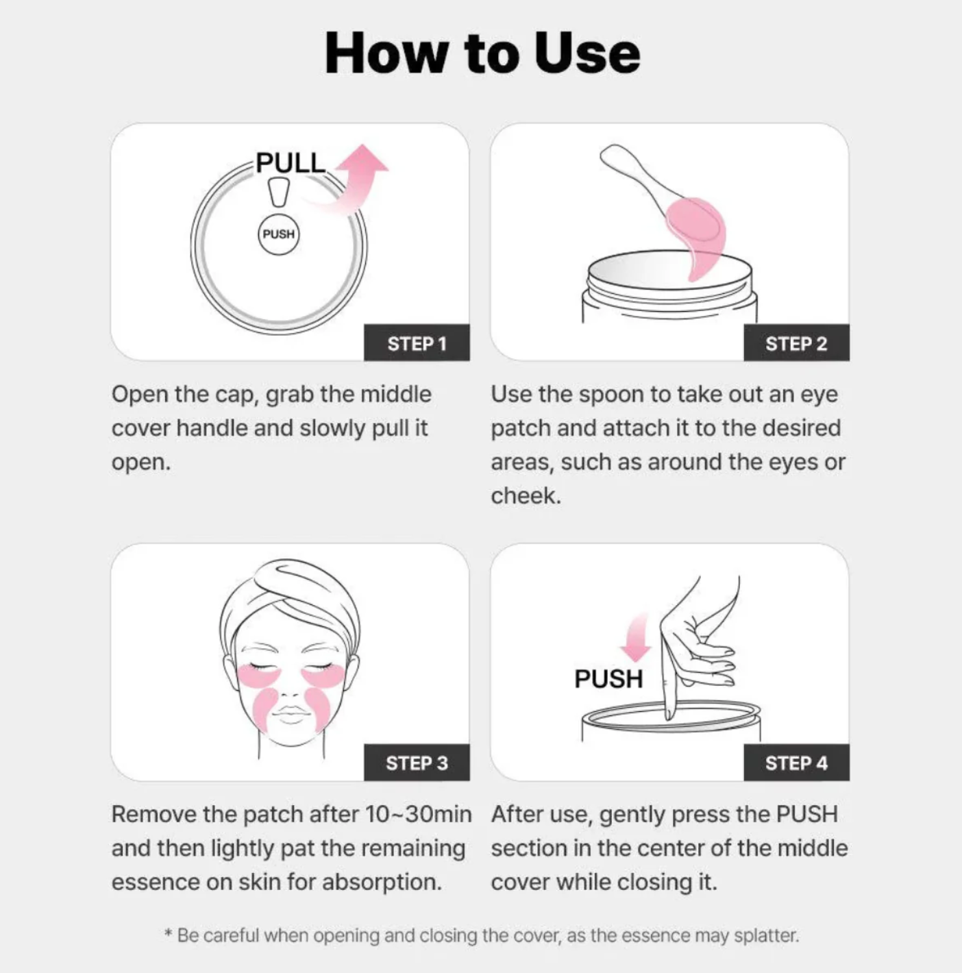 Hydrogel Eye Masks - (30 Pairs)