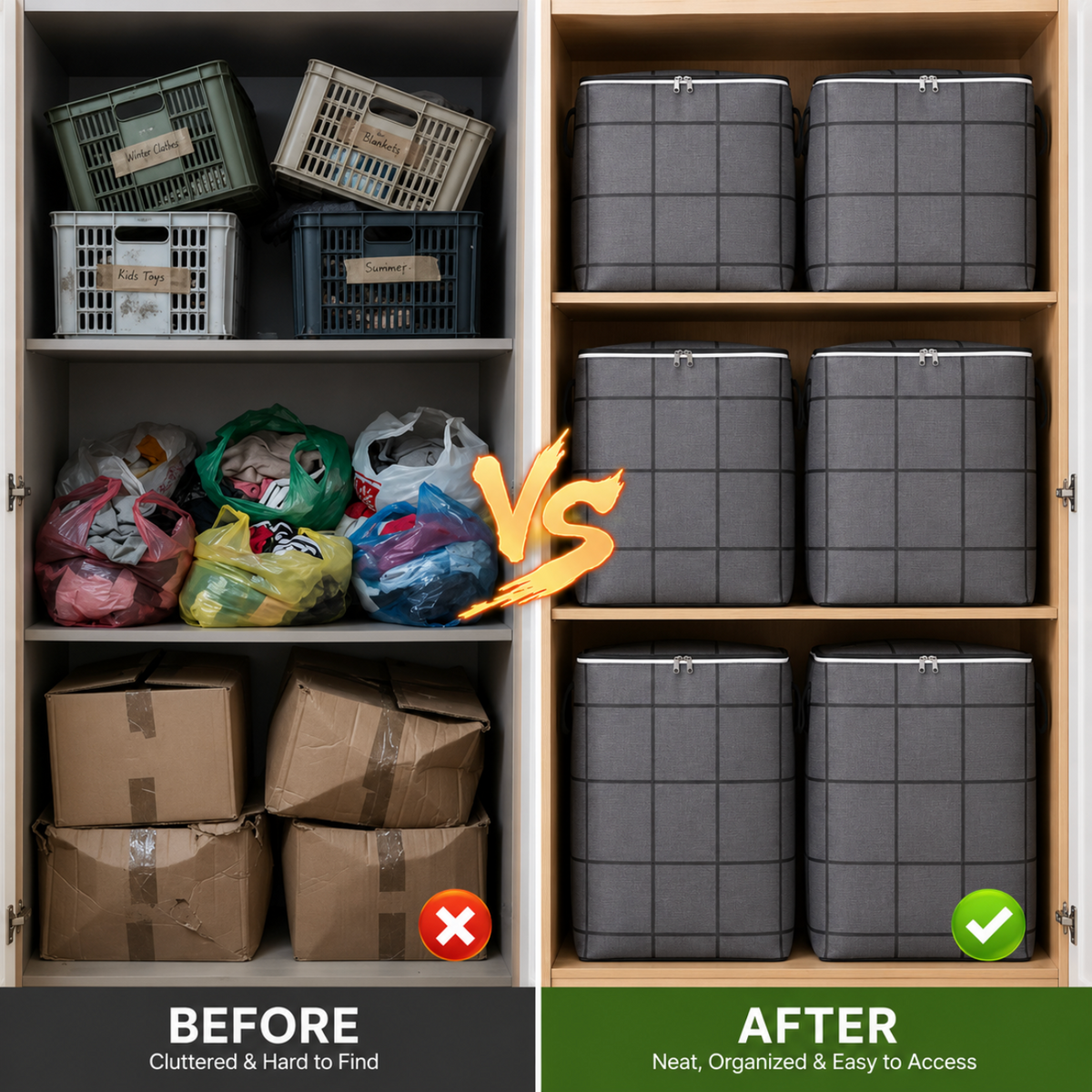 100L XXL Portable Moving Storage Bags - 🔥 Buy 1 Get 1 Free 🔥